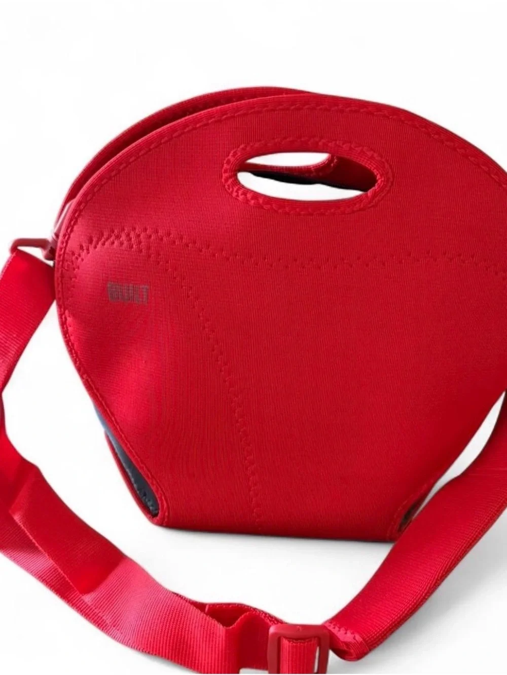 BUILT Cargo Red Crossbody Medium Neoprene Polyester Camera Bag